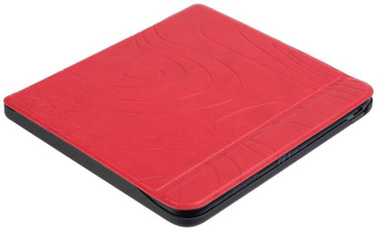 tolino vision color, Schutztasche in Lederoptik (Motiv:red texture)