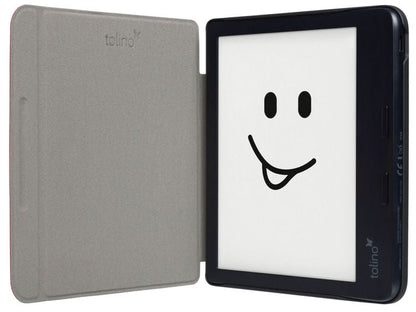 tolino vision color, Schutztasche in Lederoptik (Farbe:rot)