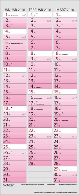 Farbenspiel - Planer für 2 2024