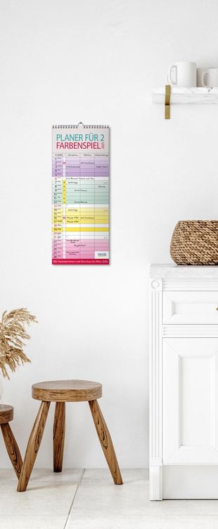 Farbenspiel - Planer für 2 2024