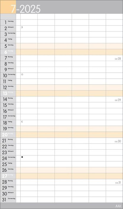 XL Familienplaner Pastell 2024