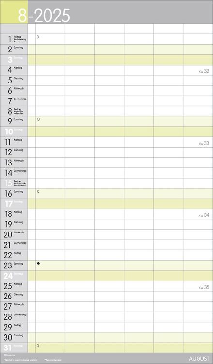 XL Familienplaner Pastell 2024