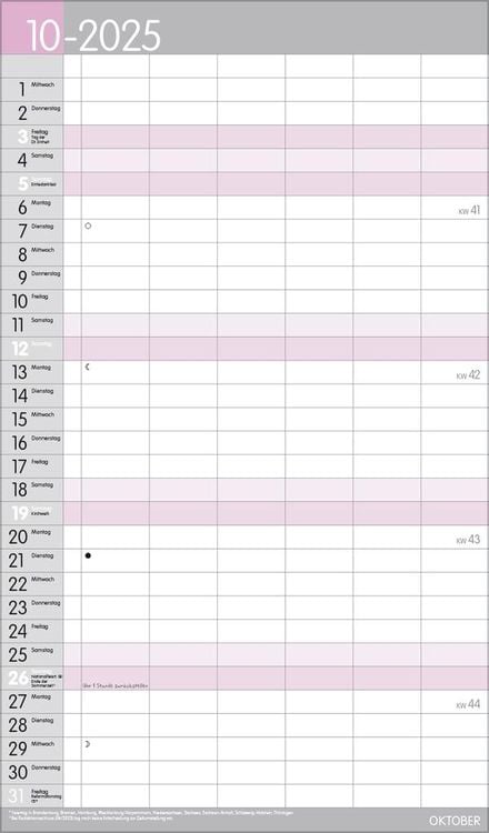 XL Familienplaner Pastell 2024