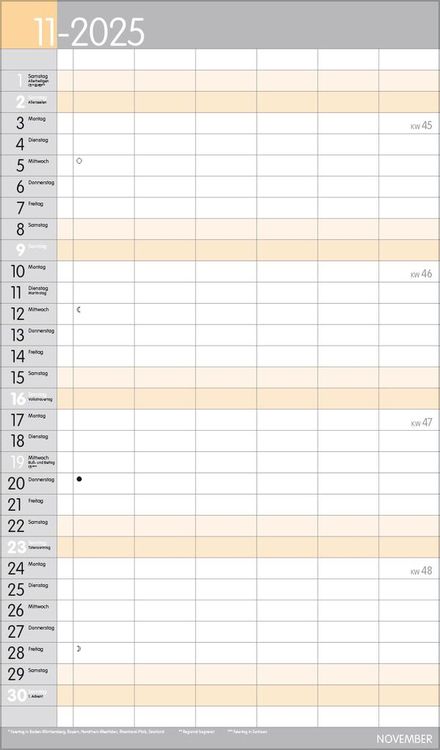 XL Familienplaner Pastell 2024
