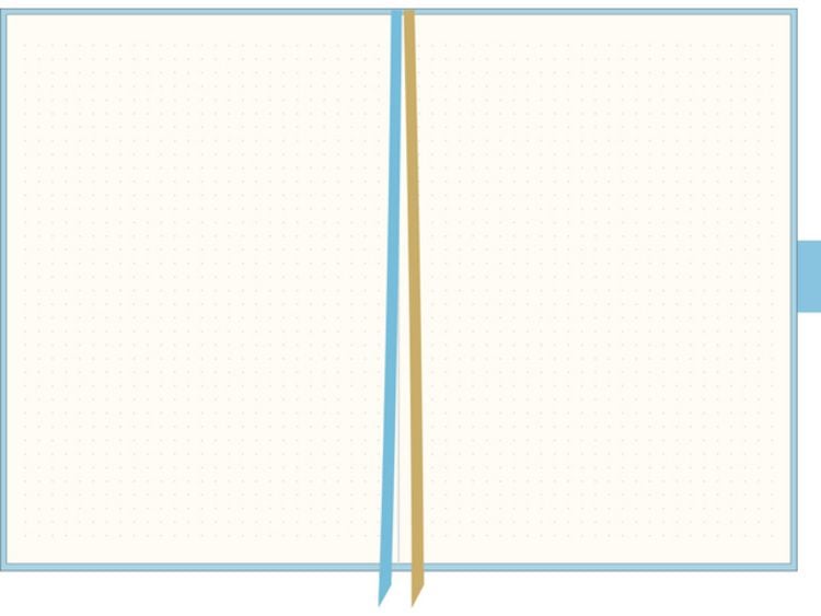 Notizbuch Soft-Touch Aquamarin, vegan