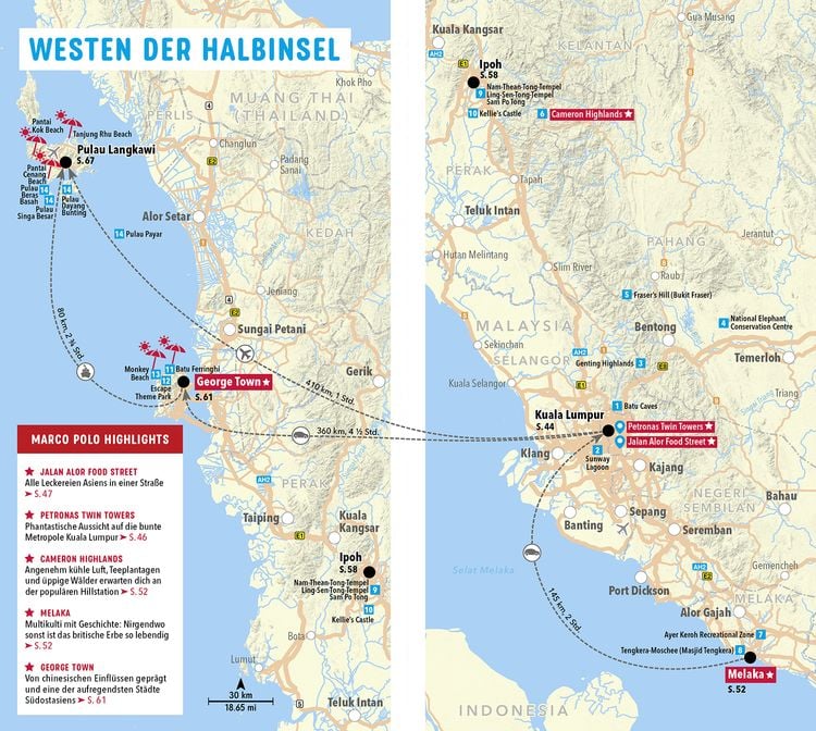 MARCO POLO Reiseführer / MARCO POLO Reiseführer Malaysia