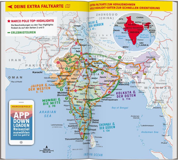 MARCO POLO Reiseführer Indien