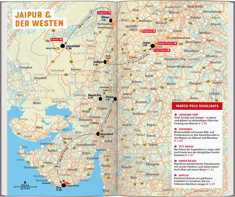 MARCO POLO Reiseführer Indien