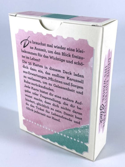 Deine Eintrittskarte ins wahre Glück, Inspirationskarten