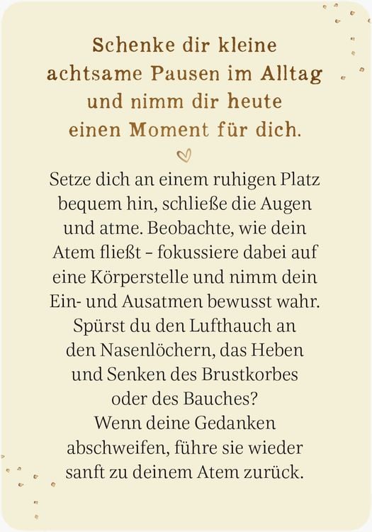 Der Moment ist dein Leben - Achtsamkeits