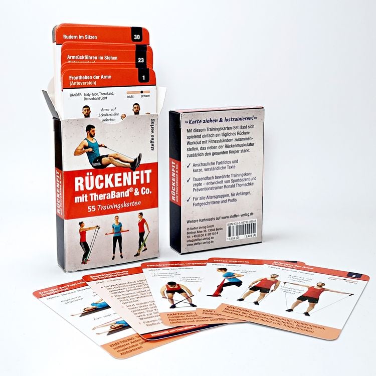 Trainingskarten Rückenfit mit Theraband®