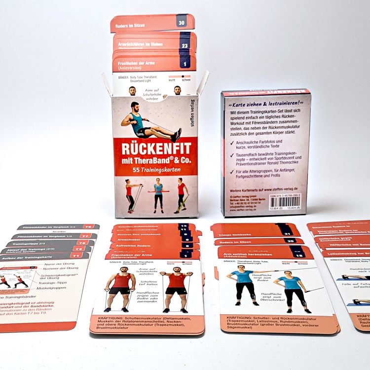 Trainingskarten Rückenfit mit Theraband®