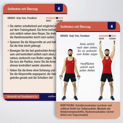 Trainingskarten Rückenfit mit Theraband®