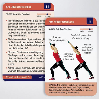 Trainingskarten Rückenfit mit Theraband®