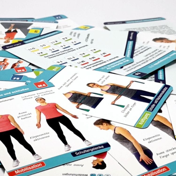 Trainingskarten Schulter-Nacken