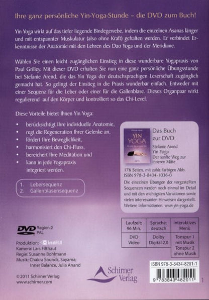 Yin Yoga,1 DVD