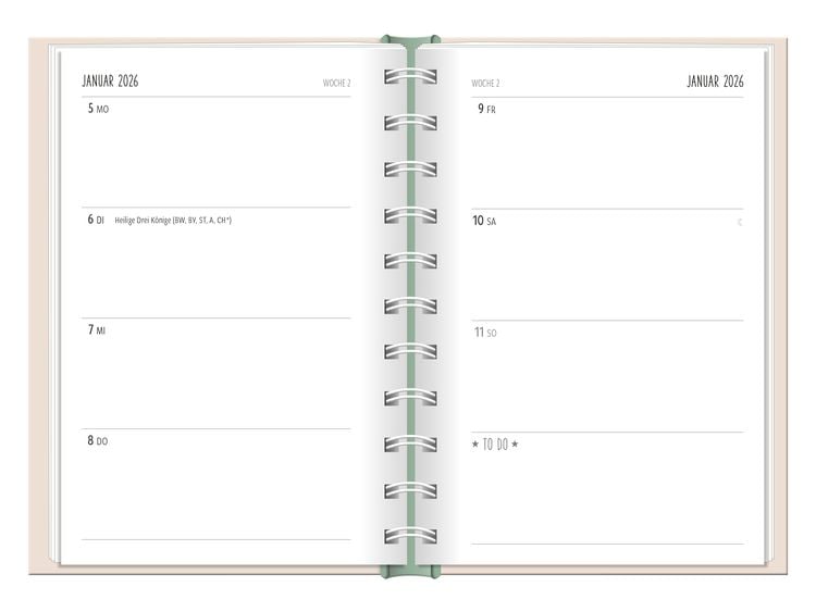 Terminplaner 2024 Hallo Glück!