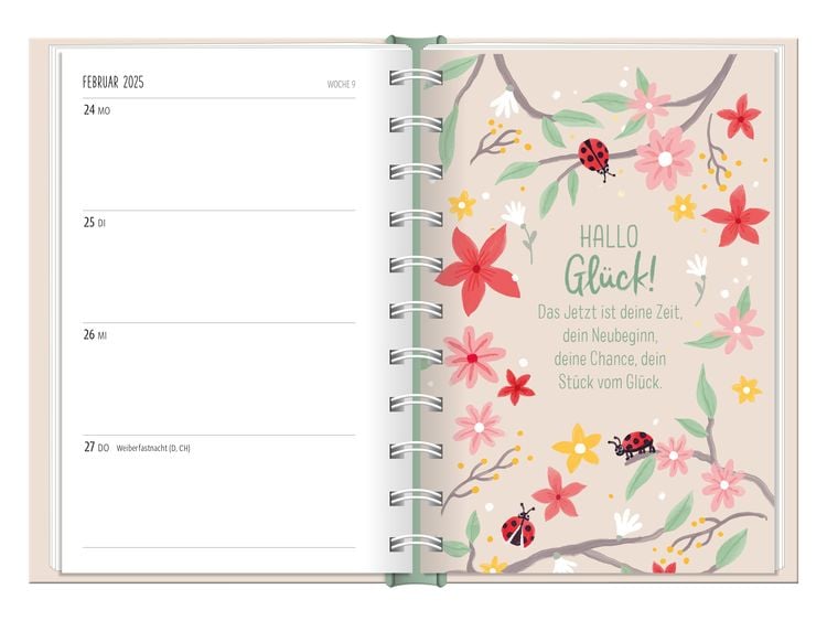 Terminplaner 2024 Hallo Glück!