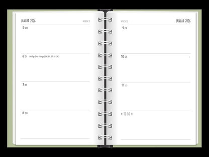 Terminplaner 2024 Der frühe Vogel