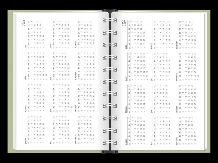 Terminplaner 2024 Der frühe Vogel