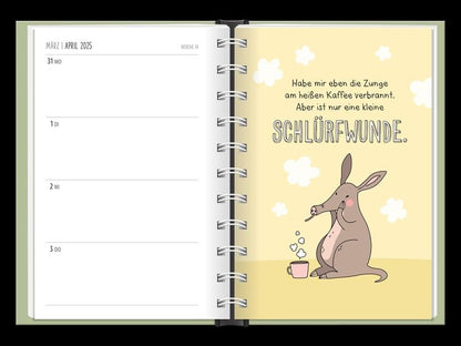 Terminplaner 2024 Der frühe Vogel