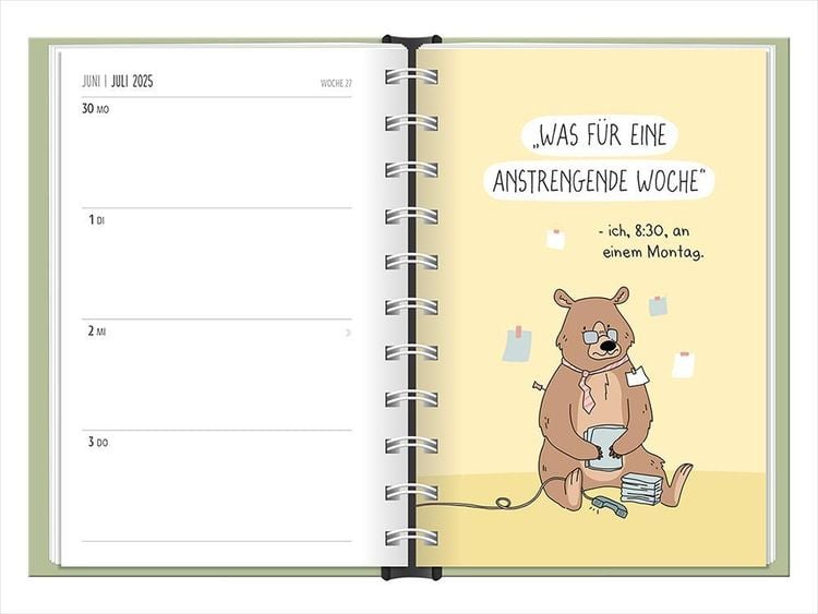 Terminplaner 2024 Der frühe Vogel