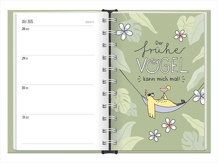 Terminplaner 2024 Der frühe Vogel