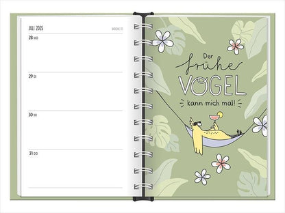Terminplaner 2024 Der frühe Vogel