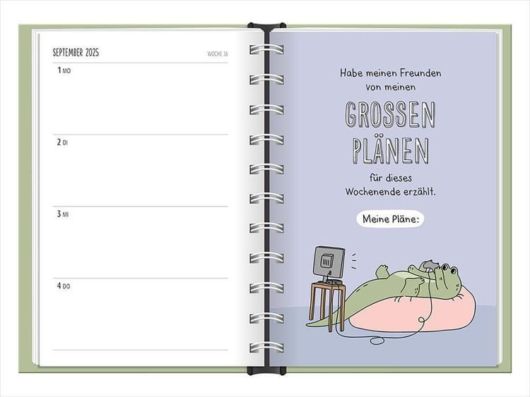 Terminplaner 2024 Der frühe Vogel