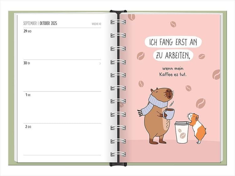 Terminplaner 2024 Der frühe Vogel