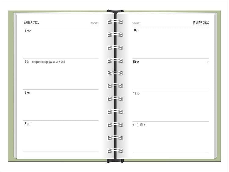 Terminplaner 2024 Der frühe Vogel