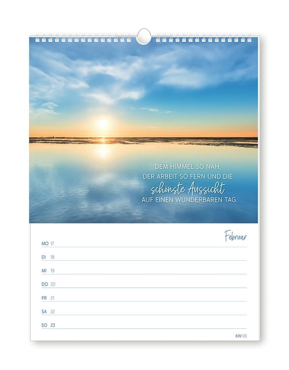 Wochenkalender klein 2024 Zeit für dich