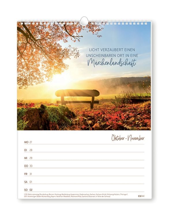 Wochenkalender klein 2024 Zeit für dich