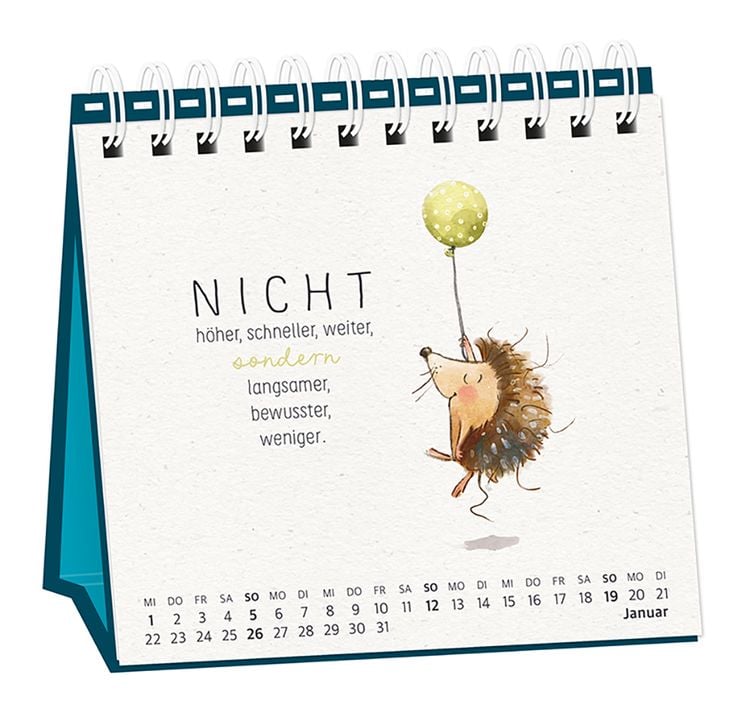 Tischkalender 2024 Die Welt ist schön