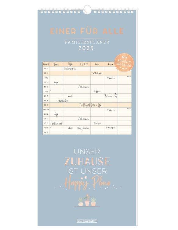 Familienplaner 2024 Einer für alle