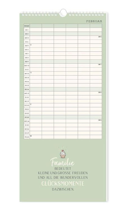 Familienplaner 2024 Einer für alle