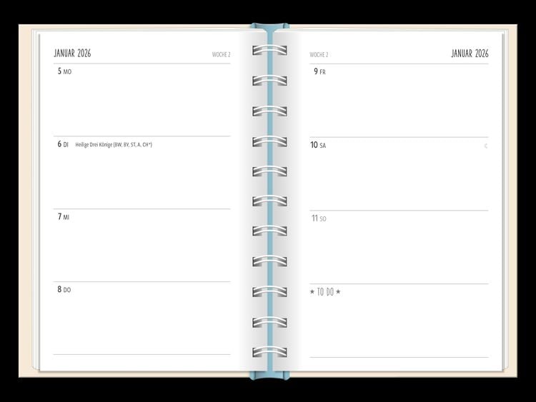 Terminplaner 2024 Eine Brise Meer für