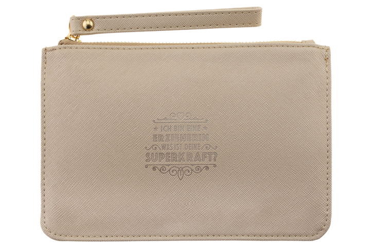 'Erzieherin' Clutch- und Kosmetiktasche