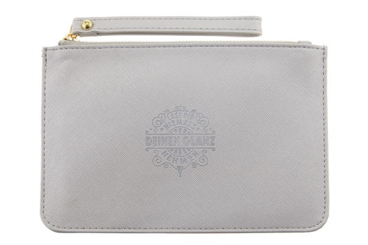 'Lass Dir niemals' Clutch- und Kosmetiktasche