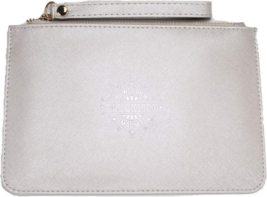 'Tu was dich' Clutch- und Kosmetiktasche