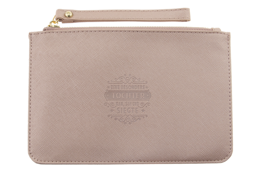 'Tochter' Clutch- und Kosmetiktasche
