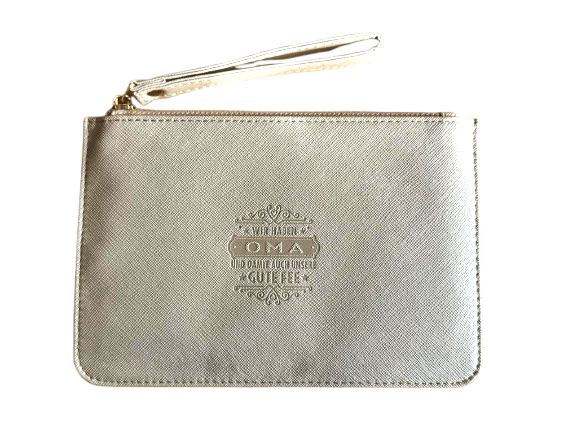 'Oma' Clutch- und Kosmetiktasche