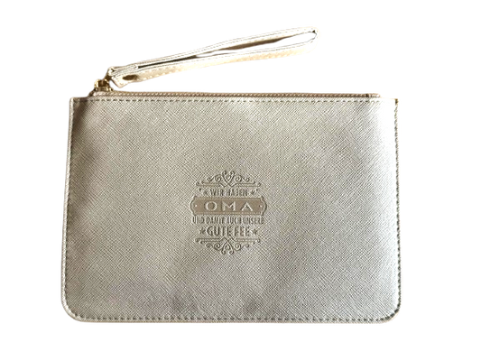 'Oma' Clutch- und Kosmetiktasche
