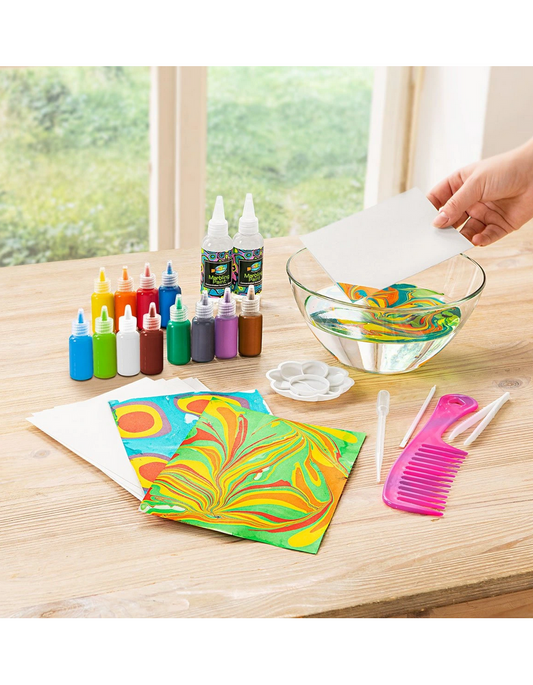 Marmorierfarben-Set, 12 Farben