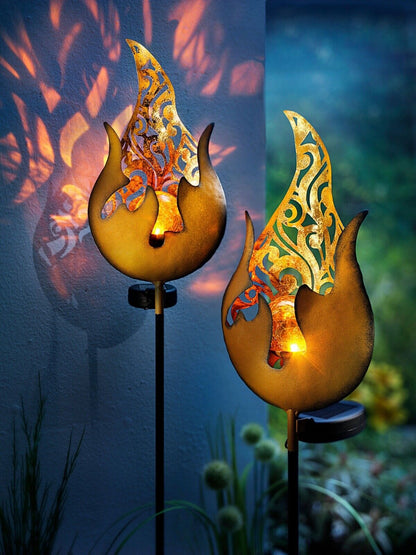 Solar Gartenstecker "Fuego" - 2er-Set