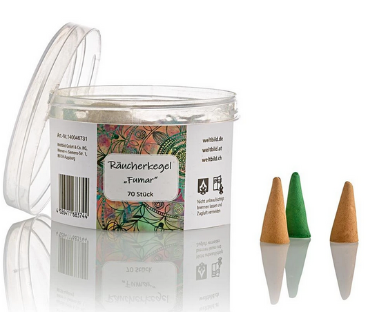 Räucherkegel "Fumar" 70-teilig