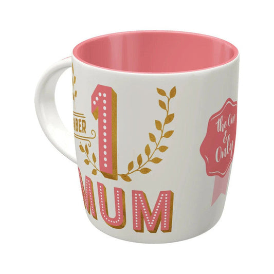 Tasse 330ml. Number 1 Mum