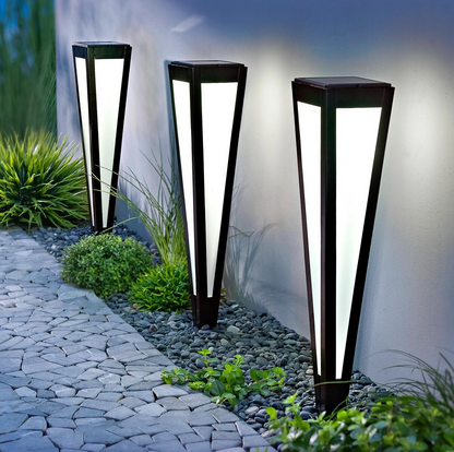 Solar-Gartenstecker Lichtdiamant 3er-Se