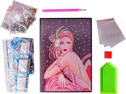 Diamond Painting Notizbuch (Motiv: Charleston) DIN A5