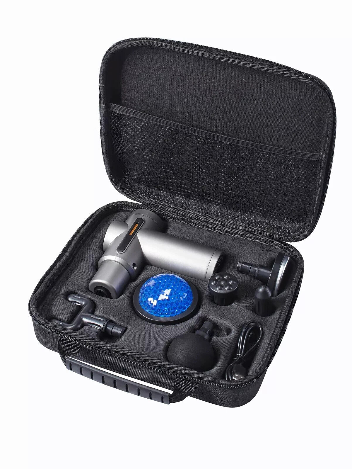 Orbisana Massagepistole mit Kälte- & Wärmeanwendung, 6 Aufsätze